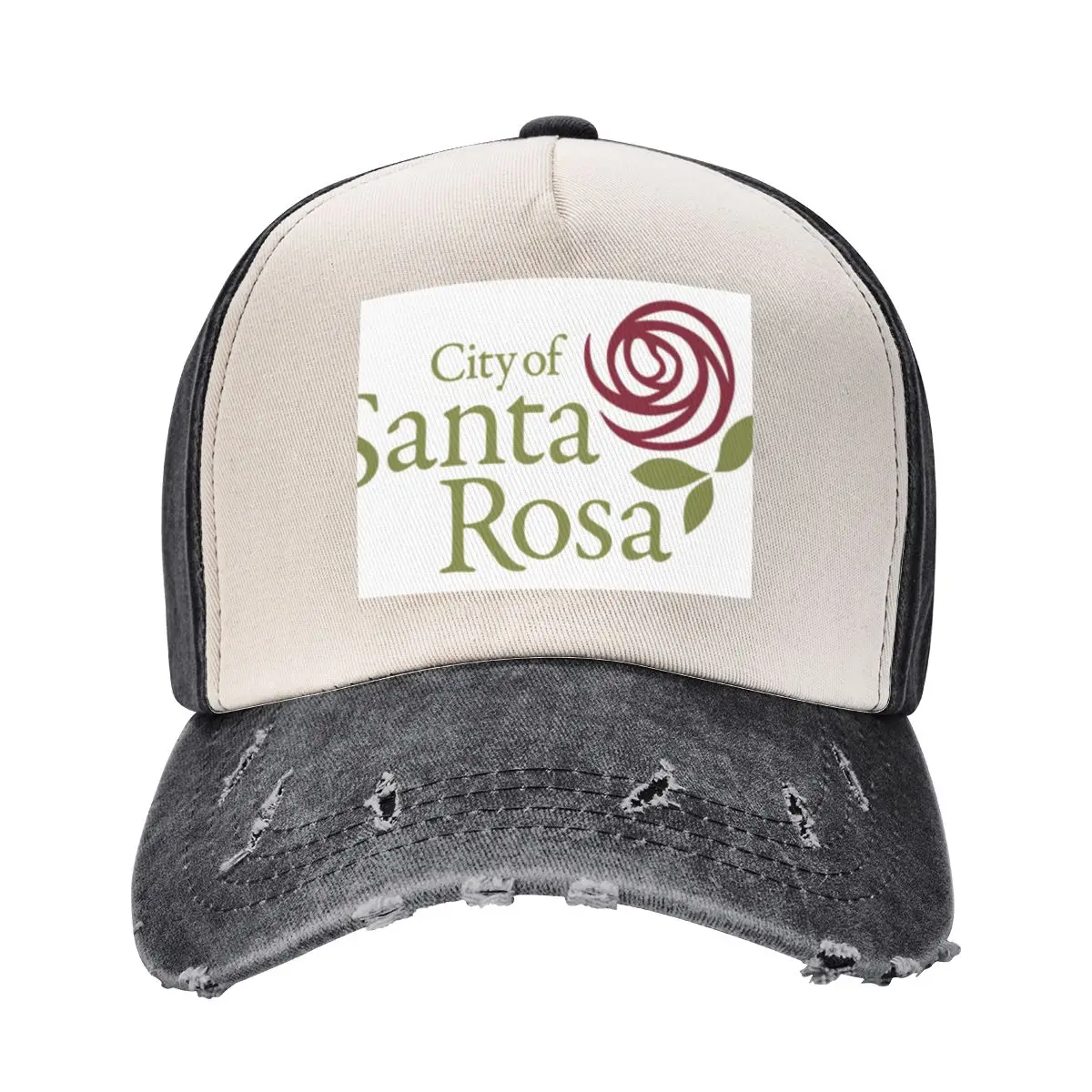 

Flag of Santa Rosa, California USA Baseball Cap Horse Hat Sports Cap Rave sun hat Women's Beach Men's