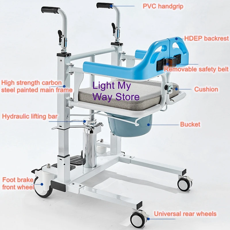 

Multifunctional Lift Home Disabled Paralyzed Elderly Lifter Bedridden Getting Up Nursing Lift Toilet Bathing Chair