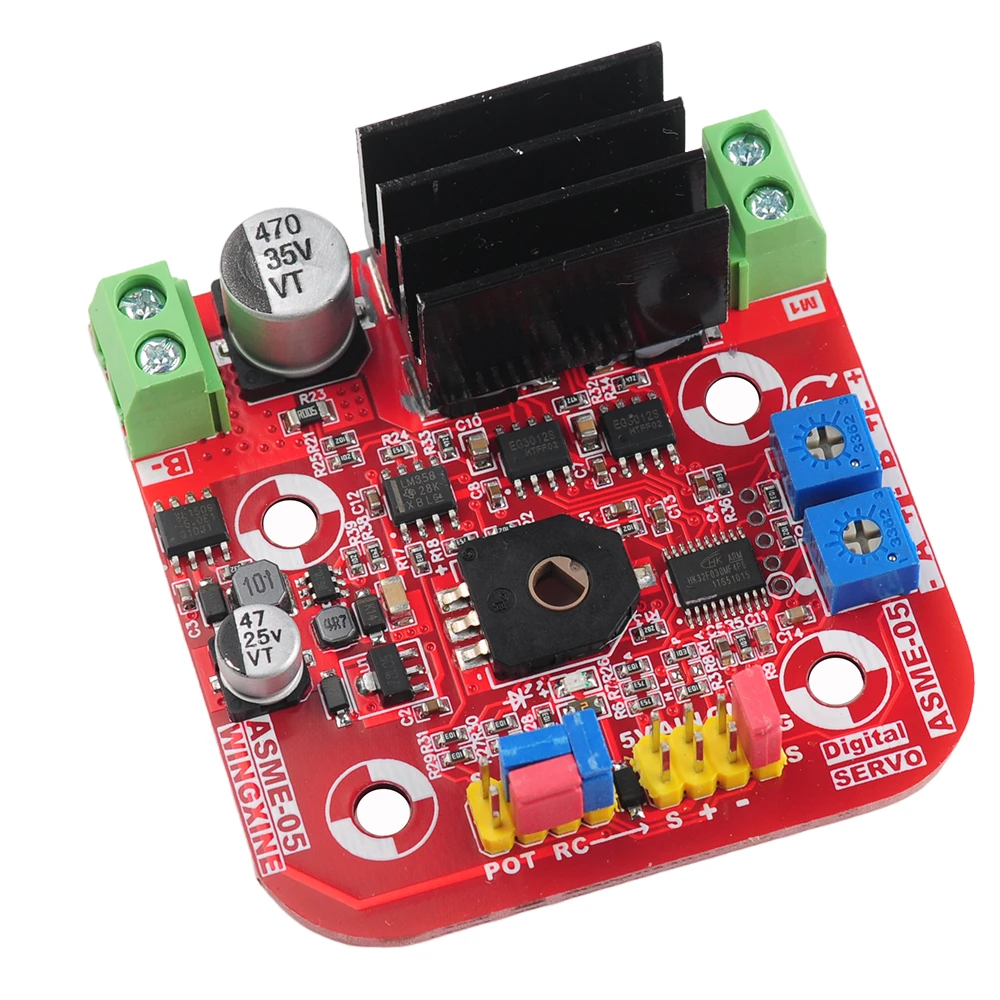 ASME-04B/05B PCB แรงบิดสูงควบคุม 380kg.cm Controller หุ่นยนต์ Servo สนับสนุน DIY สําหรับขนาดใหญ่หุ่นยนต์ Manipulator