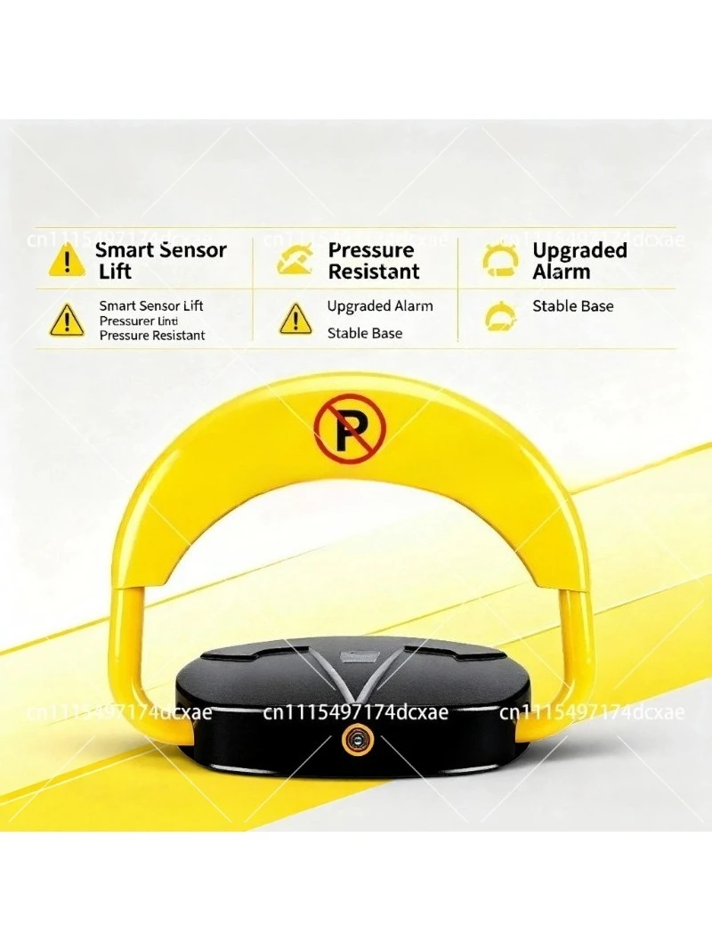 Remote Control Intelligent Induction Parking Space Ground Lock, Thickened Anti-collision Automatic Blocking Pile