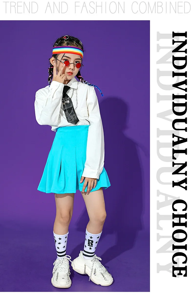 Neues Kinder-Hip-Hop-Tanzkostüm, Streetwear-Outfit für Jungen, Jazz-Tanzkleidung für Mädchen, China-Chic Laufsteg-Performance-Wettbewerbsanzug – Detail 3