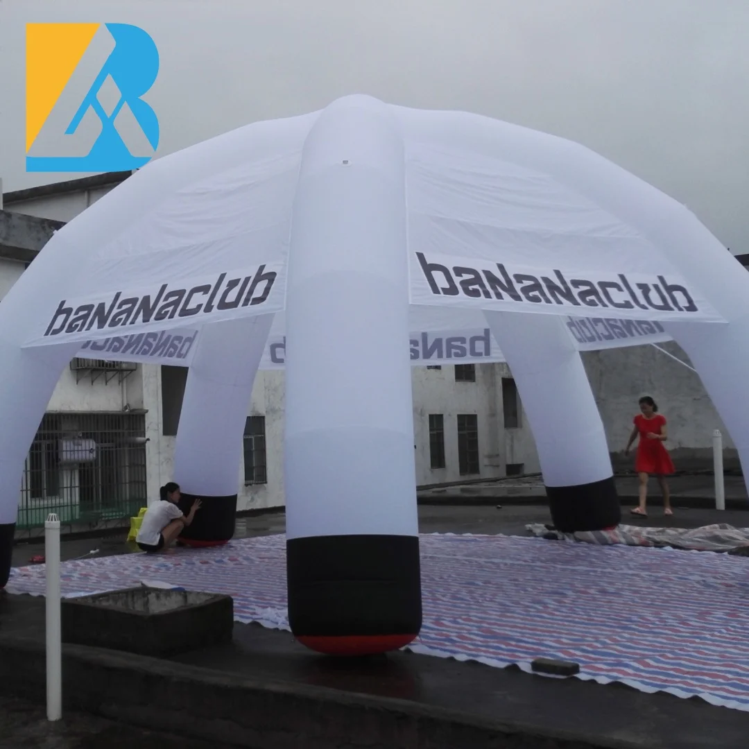 Op maat gemaakte opblaasbare displaytent Opblaasbaar evenementenpaviljoen voor reclameactiespeelgoed