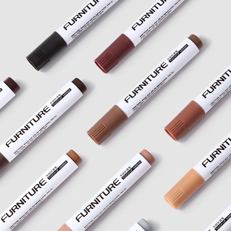 Creative Furniture Repair Pens Multicolour Wood Scratch Paint Peeling Restoration Kit Patch Paint Tools Large-Capacity Marker