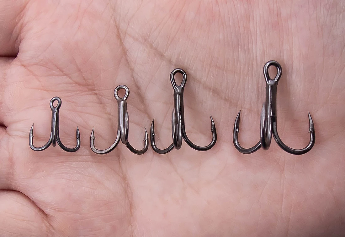 Fish trip 4x starke Drillinge Hochfester Ersatz haken für Salzwasser und Süßwasser – Detail 6