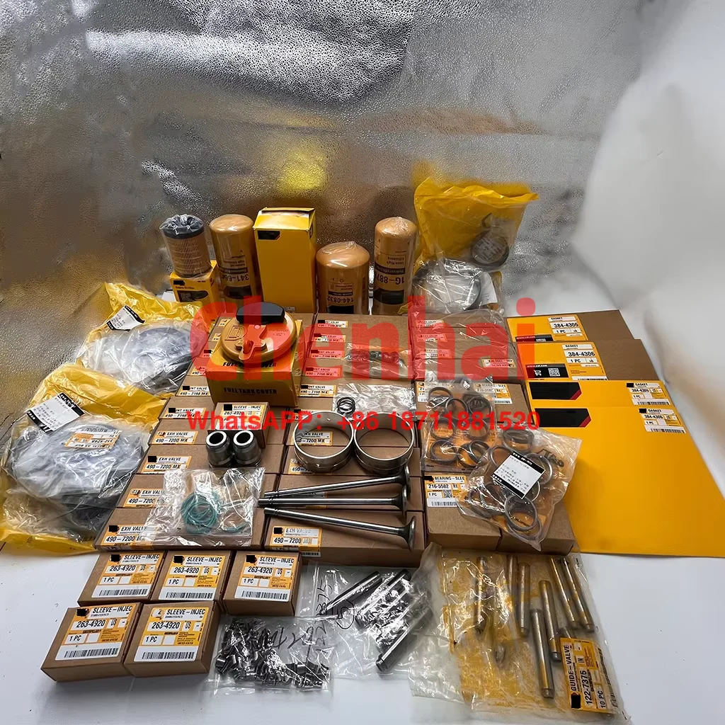 

Комплект для капитального ремонта двигателя для строительной техники серий C4, C6, C7, C9, C11, C15, 3300, 3400, 3500