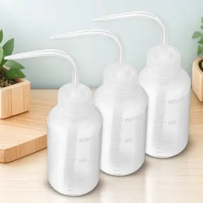 

ULTECHNOVO, 3 упаковки, бутылки для мытья из ПВД, бутылка для выдавливания с узким горлышком, безопасный пластик для химической лаборатории, промышленного использования