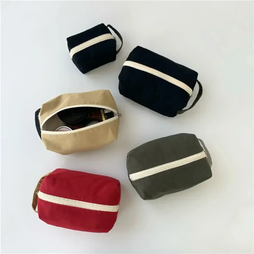 

Fashion Korean Style Women Cosmetic Bag Travel Organizer Storage Bag Canvas Make Up Case Pouch Small Large Tote Makeup Kit Pouch