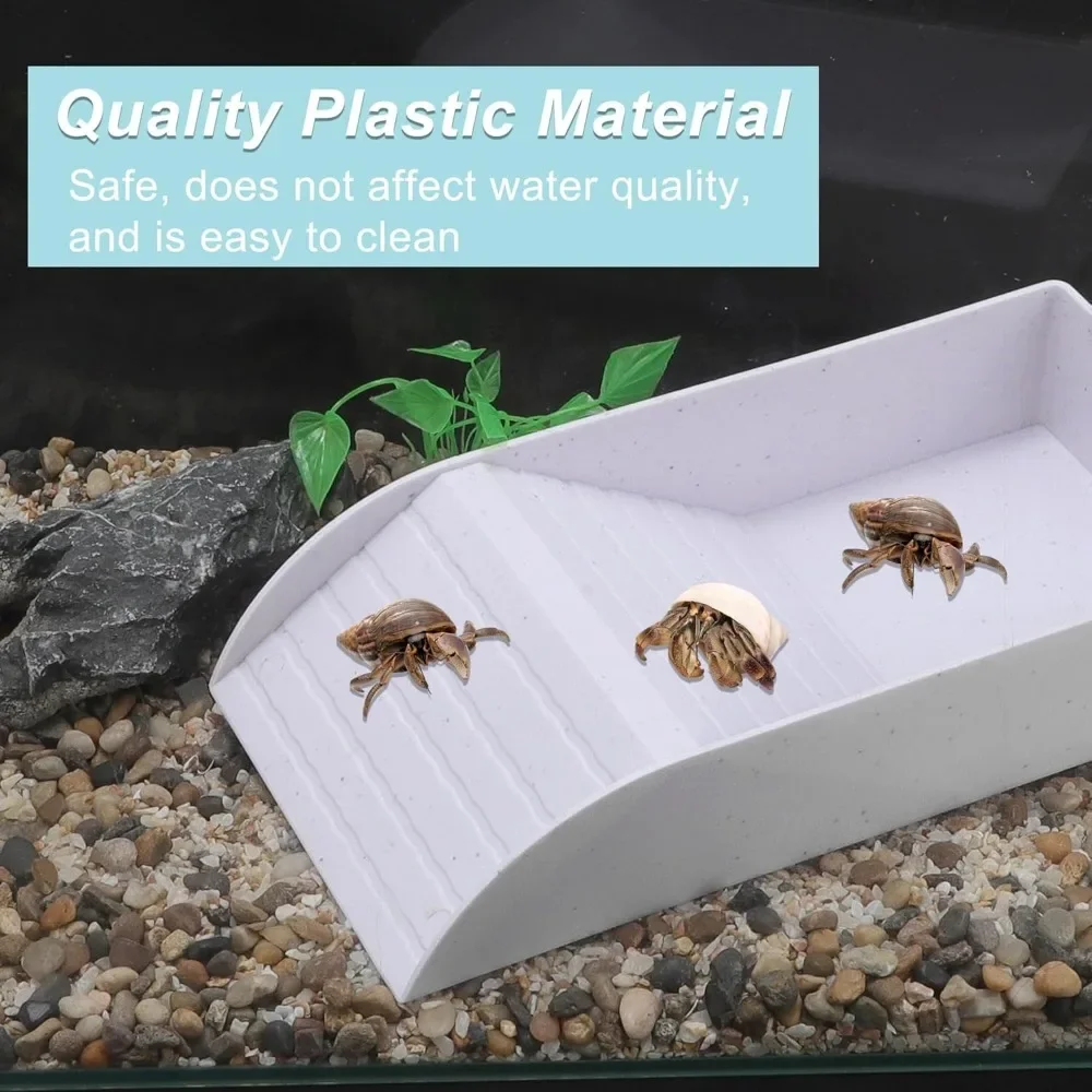 Schildkröten-Badebecken-Futternapf, langlebiger Reptilien-Wassernapf für Box, Schildkröten, Frösche und Haustiere, leicht zu reinigendes Lebensraum-Zubehör – Detail 36