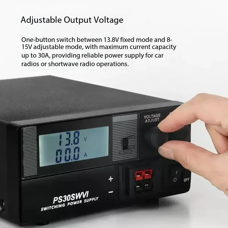 6th Generation PS30SWVI Radio Communication Power Supply Base Station 13.8V30A Shortwave Mobile Station