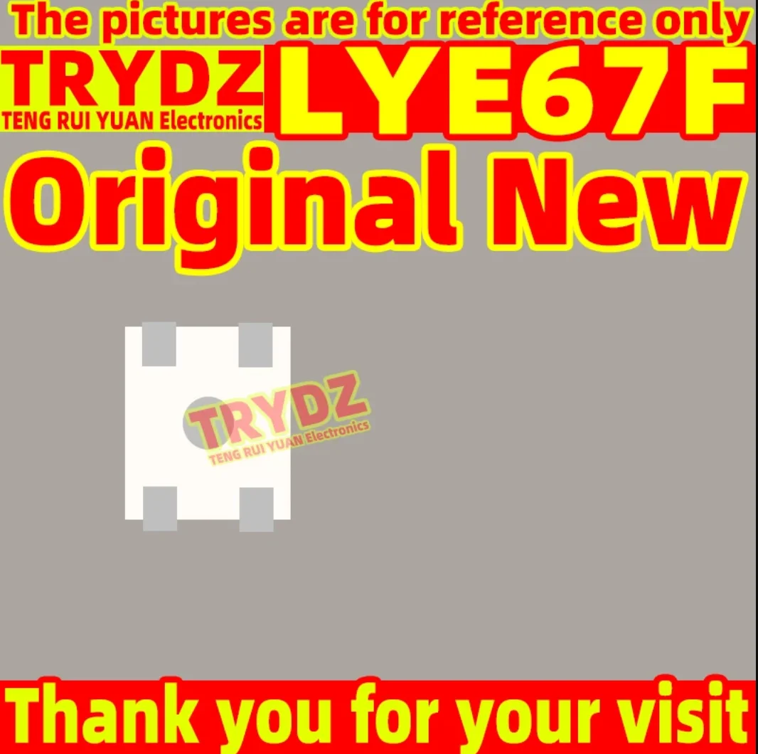 100-10pcs Original New LYE67F yellow Automotive LED light beads with four legs