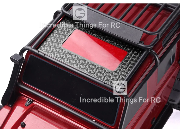 Skylight Metal Skid Plate for 1/10 RC Crawler Car Traxxas TRX4 Defender Diy Parts