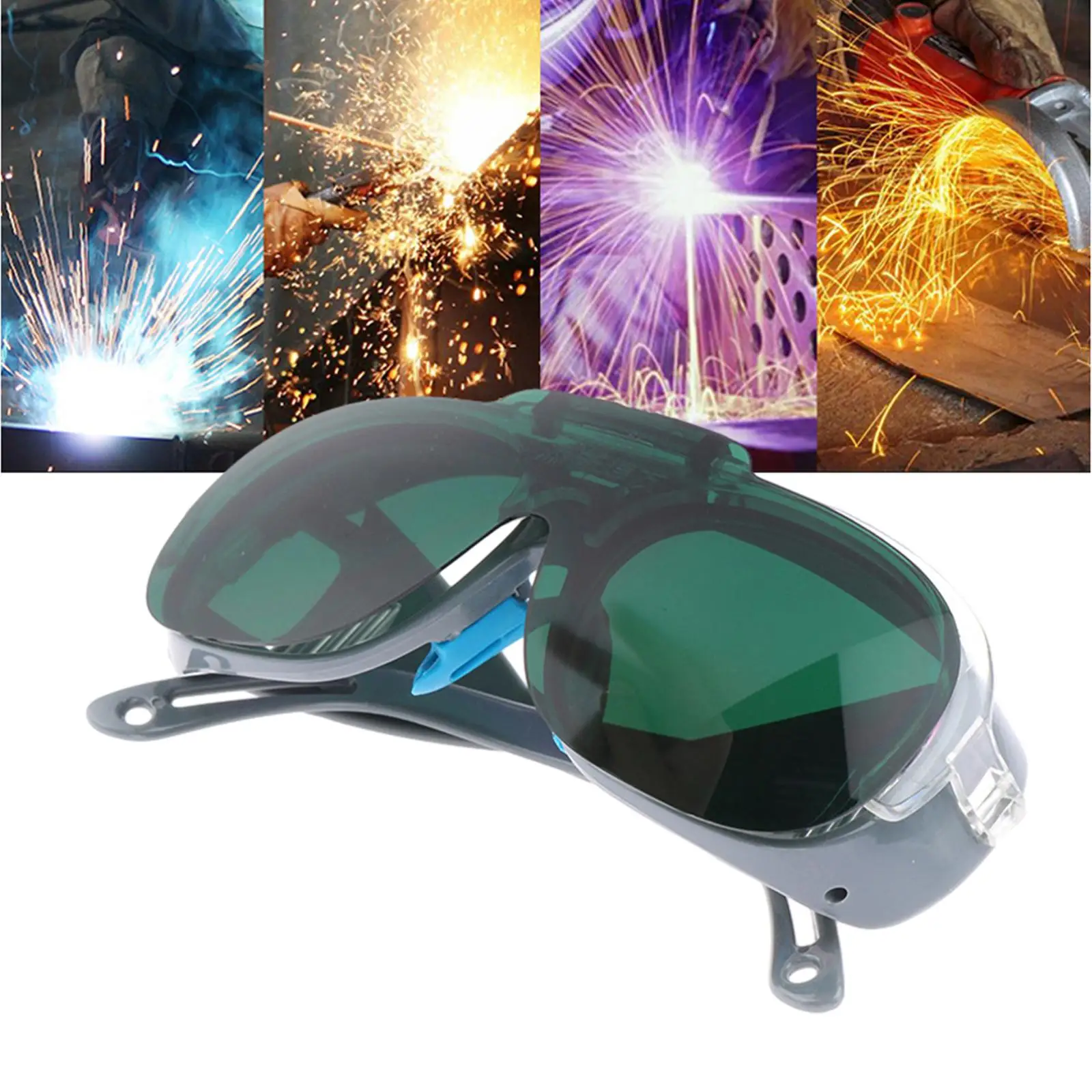 Welding Goggles Protective Comfortable Flip up Anti Glare Anti Scratch Eye Goggles for Torching Brazing Cutting Soldering