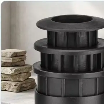 Umbrella Base Stand Constructed from Carbon Steel with Iron Stake for Enhanced Ground Penetration and Stability