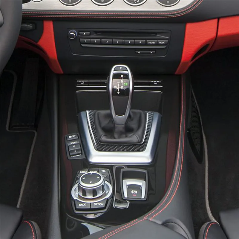 سيارة الداخلية والعتاد التحول زخارف اللوحات حماية ألياف الكربون ملصق لسيارات BMW Z4 E89 2009-2016 اكسسوارات السيارات التصميم