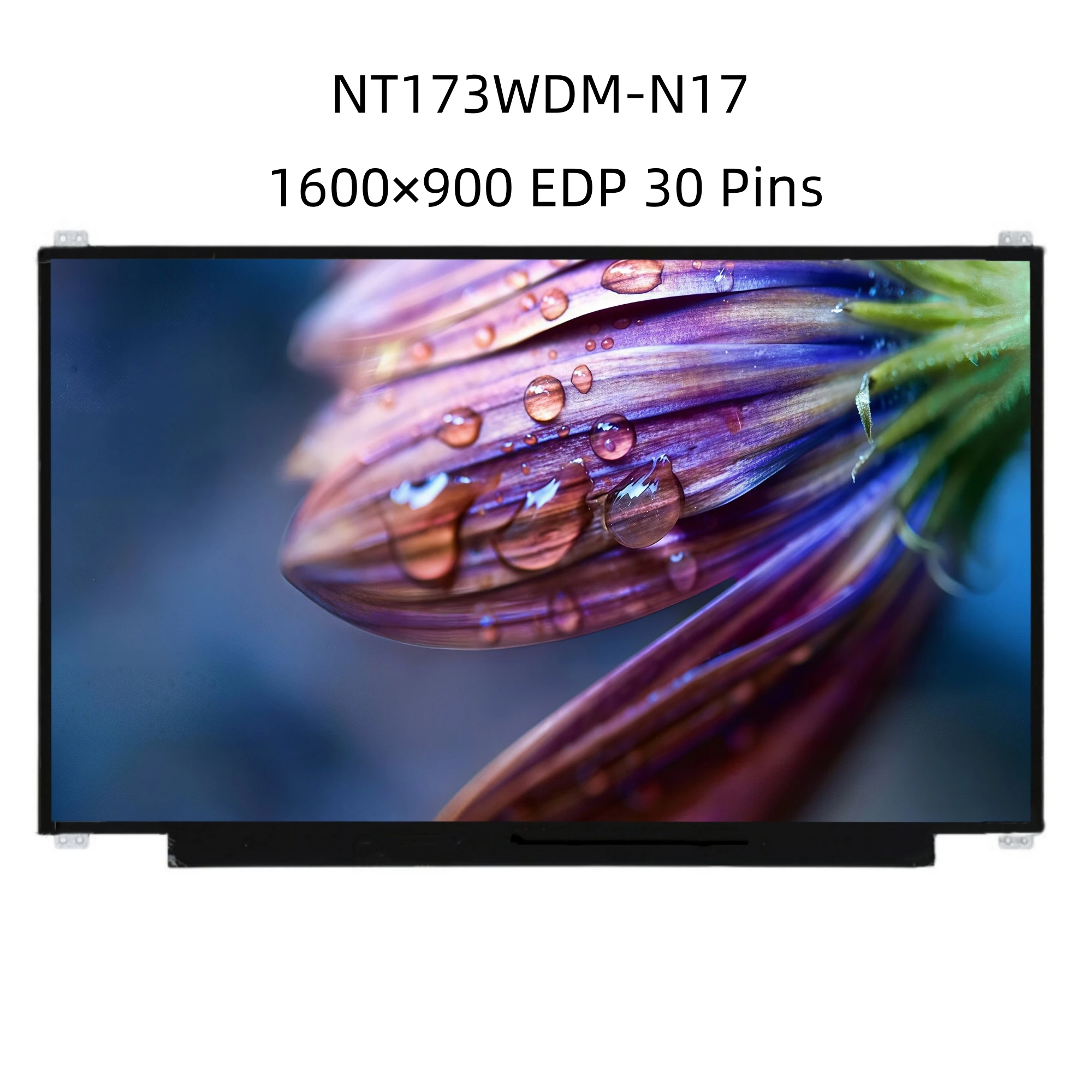 NT173WDM-N17 1600×900 EDP 30Pins Matrix Display Panel 17.3