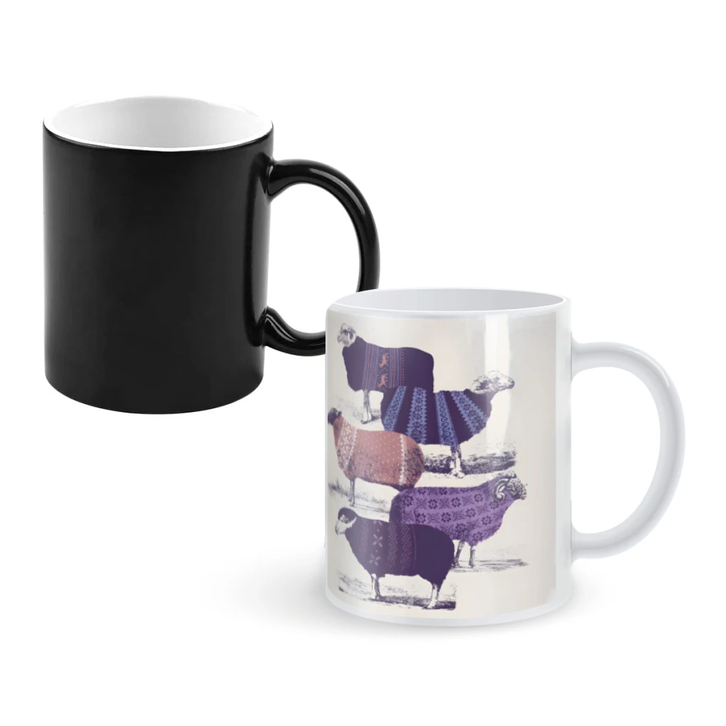 

Cool SweatersCoffee Mugs And Mug Creative Color Change Tea Cup Ceramic Milk Cups Novelty Gifts