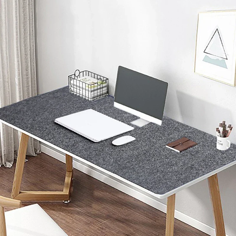 

Gaming Accessories Felt Mouse Pad Writing Mat 5 Size Option Laptop Table Mat Soft Stain Resistant Computer Desk Protector