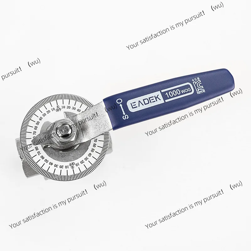 Stainless steel dial ball valve 304 two-piece disc internal thread water and gas valve, furnace oil and gas regulating valve
