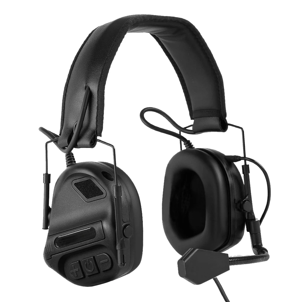 BOOIU 5세대 칩 헤드셋 전술 통신 이어폰 소음 감소 없음 신모델 헤드웨어 전술 헤드폰