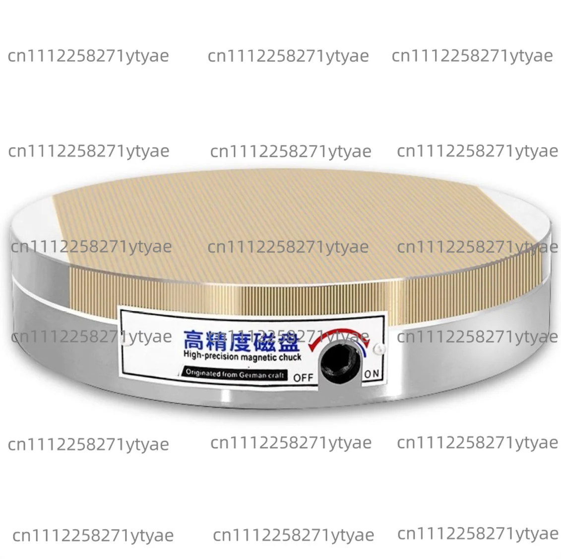 100Mm round permanent magnet chuck, powerful magnetic disk inner/outer grinding machine magnetic table
