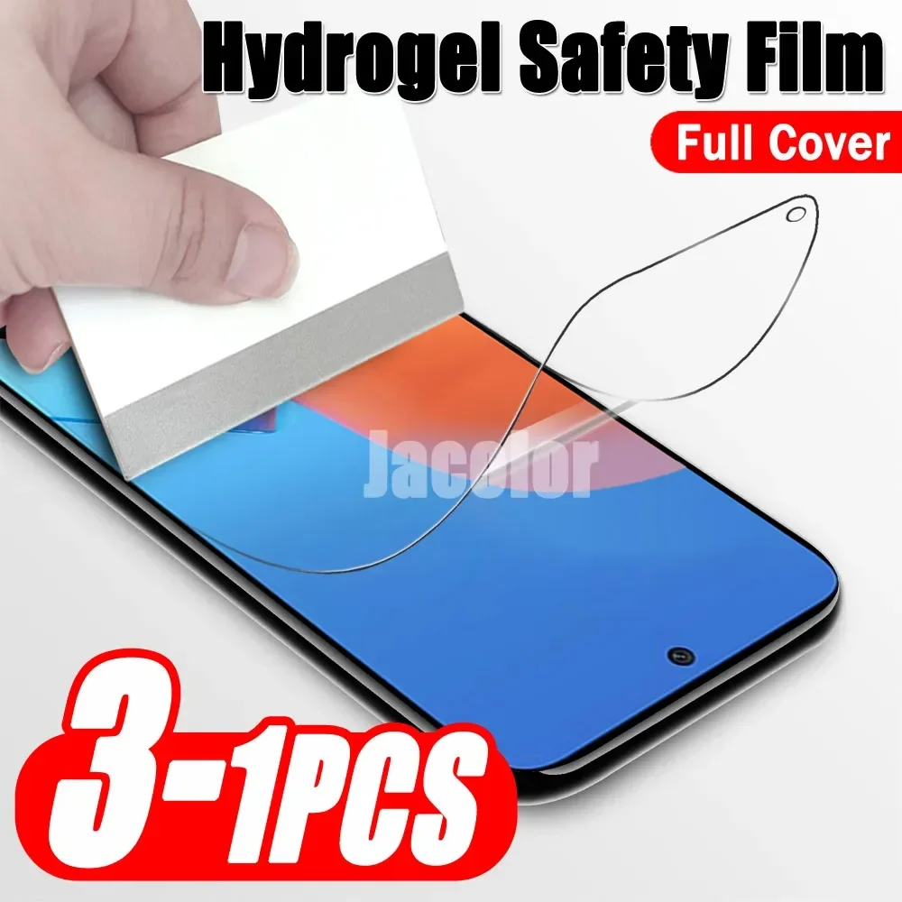 1-3PCS Front Hydrogel Film For Xiaomi Redmi 12 5G 11 Prime Screen Protectors  Water Gel For Redmi 11Prime Redmi12 5 G Not Glass