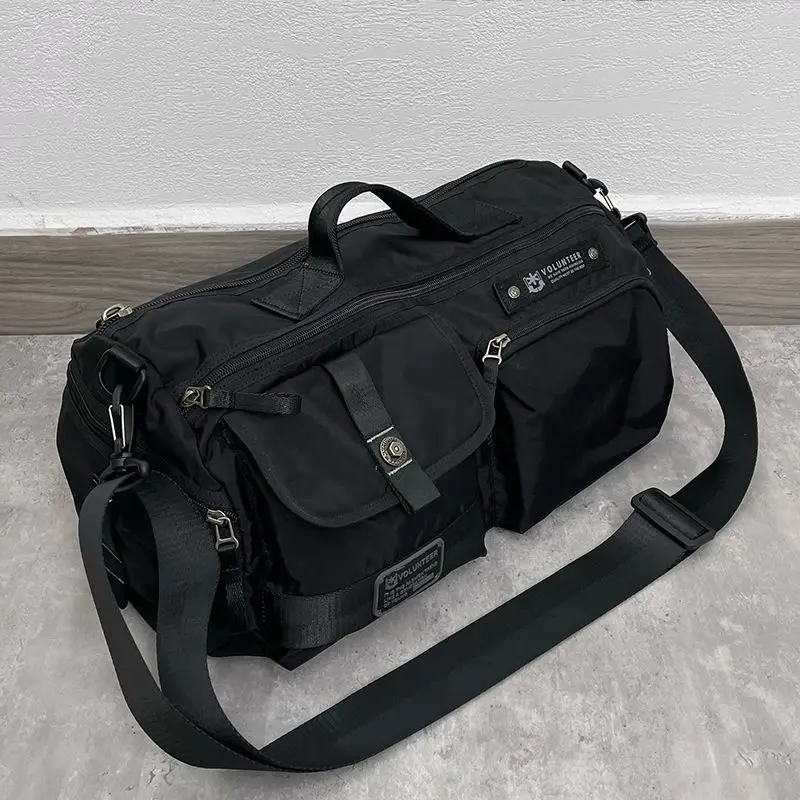 

Business travel bag, casual men's and women's sports and fitness bag, large capacity multi pocket luggage handbag