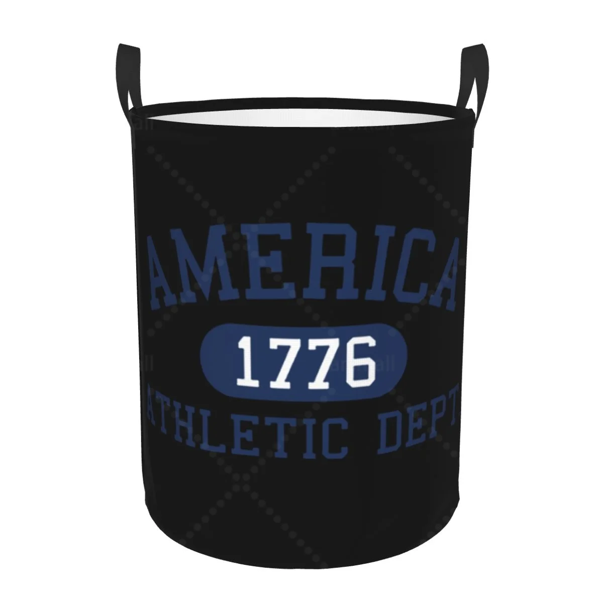 

America 1776 Athletic Dept Letter Laundry Hamper Large Clothes Storage Basket Toys Bin Organizer for Nursery Home Bathroom