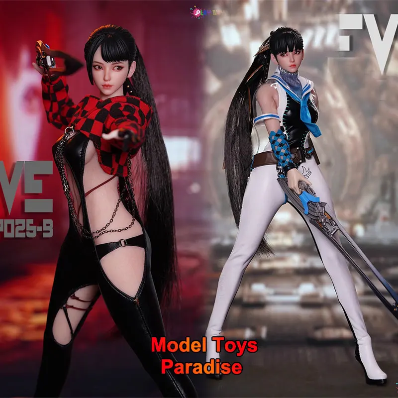 

PLAY TOY P025 1/6 Collectible Toys Eve Sword Star Movable Eye Head Woman Soldier 12inch Action Figure Model Gifts