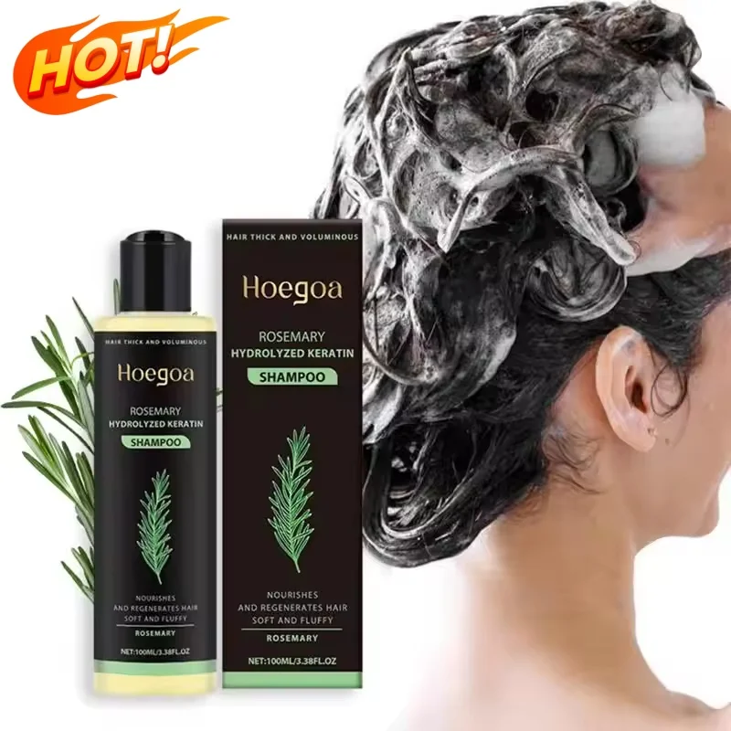 

Rosemary Hydrolyzed Keratin Shampoo,scalp Gentle Cleaning Treatment,hair Nourishing Volumizing Moisturizing Strengthening Care