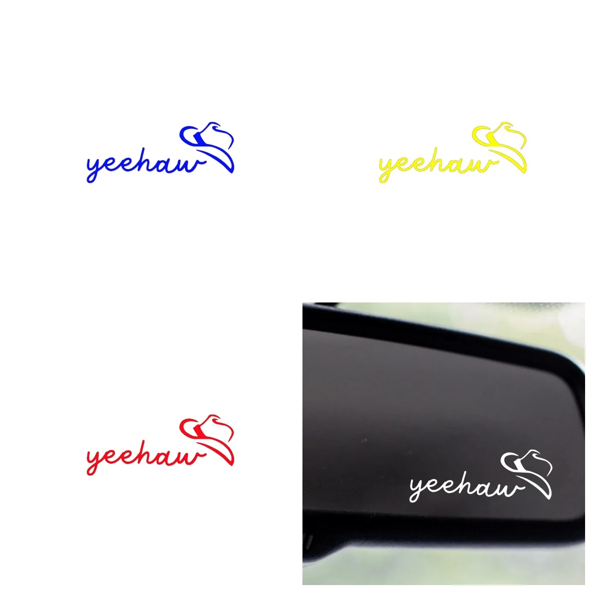 

ПВХ Яй! Мини-автомобильная наклейка для ноутбука, боковое зеркало мотоцикла — Fashion Western Yay! Наклейка