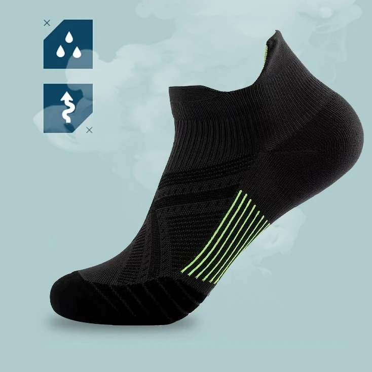 Breathable Shape Anti-Friction Sports Ankle Socks Compression Socks Ankle High Elastic Compression Socks Four Seasons Nylon