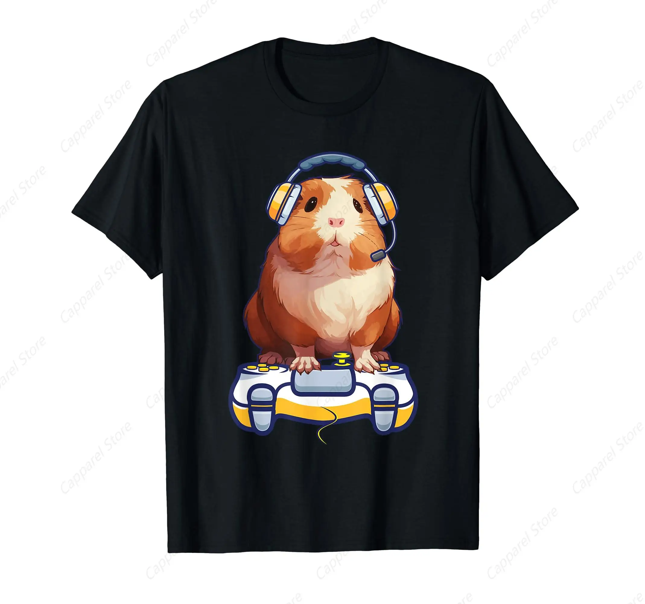 Funny Guinea Pig T-Shirt for Men Cotton 100% Summer Tops Women