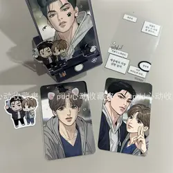 [Non original] Korean Manga Jinx Korean Mingwa Acrylic Stand Mobile Phone Holder Zhou Zaojing 3-inch Small Card Transparent Card