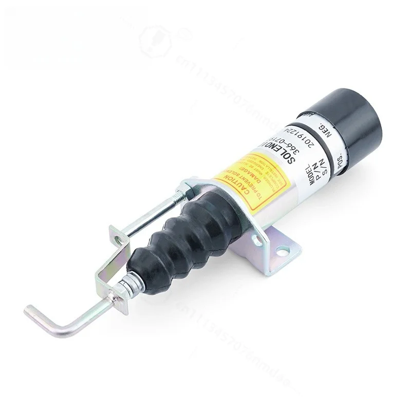 36607197 Fuel Shut Off Solenoid Valve All Metal Diesel Engine Replacement Parts for Industrial Generator Machinery Repair