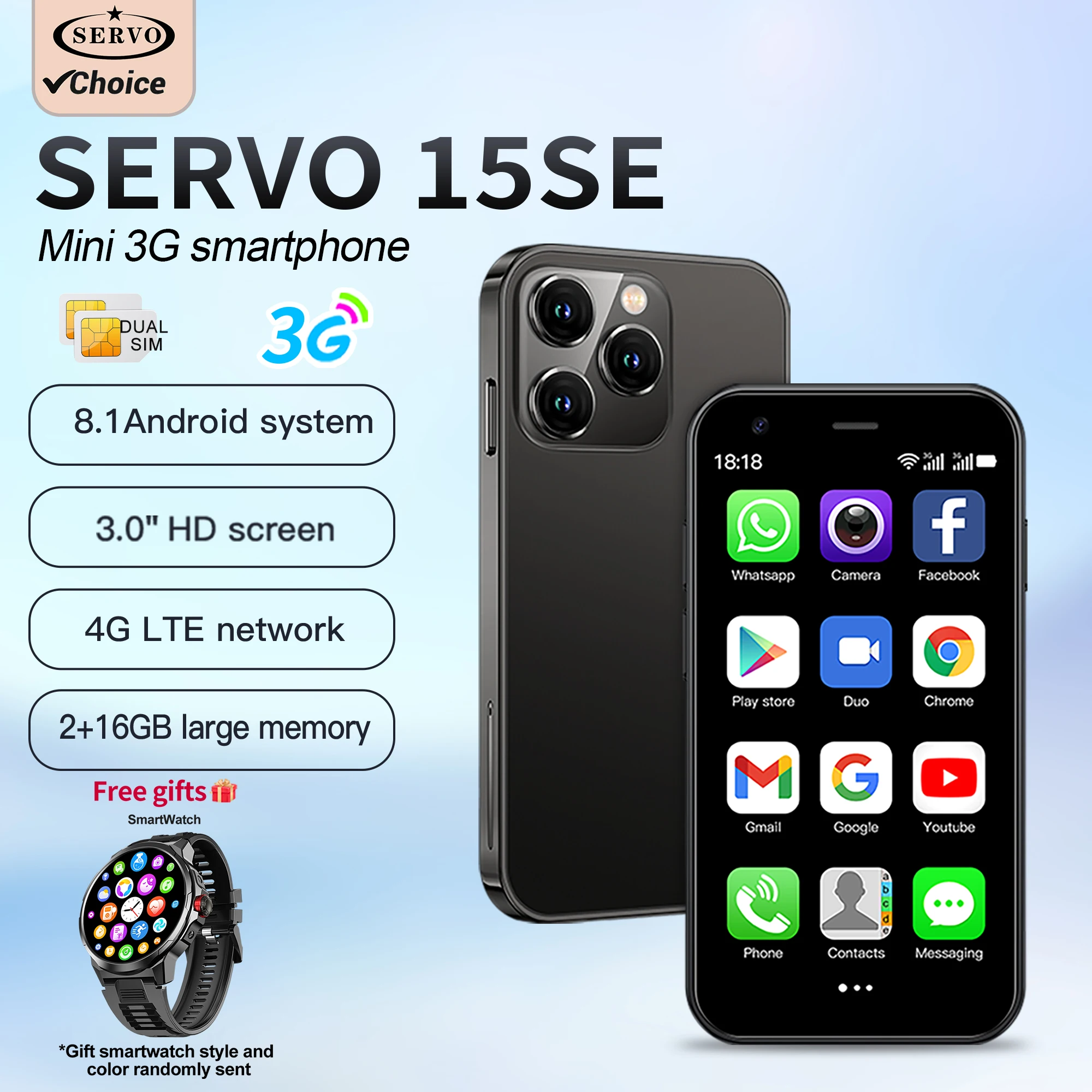 Ultra Low Price Hot Selling 3G Mini Smartphone 3.0