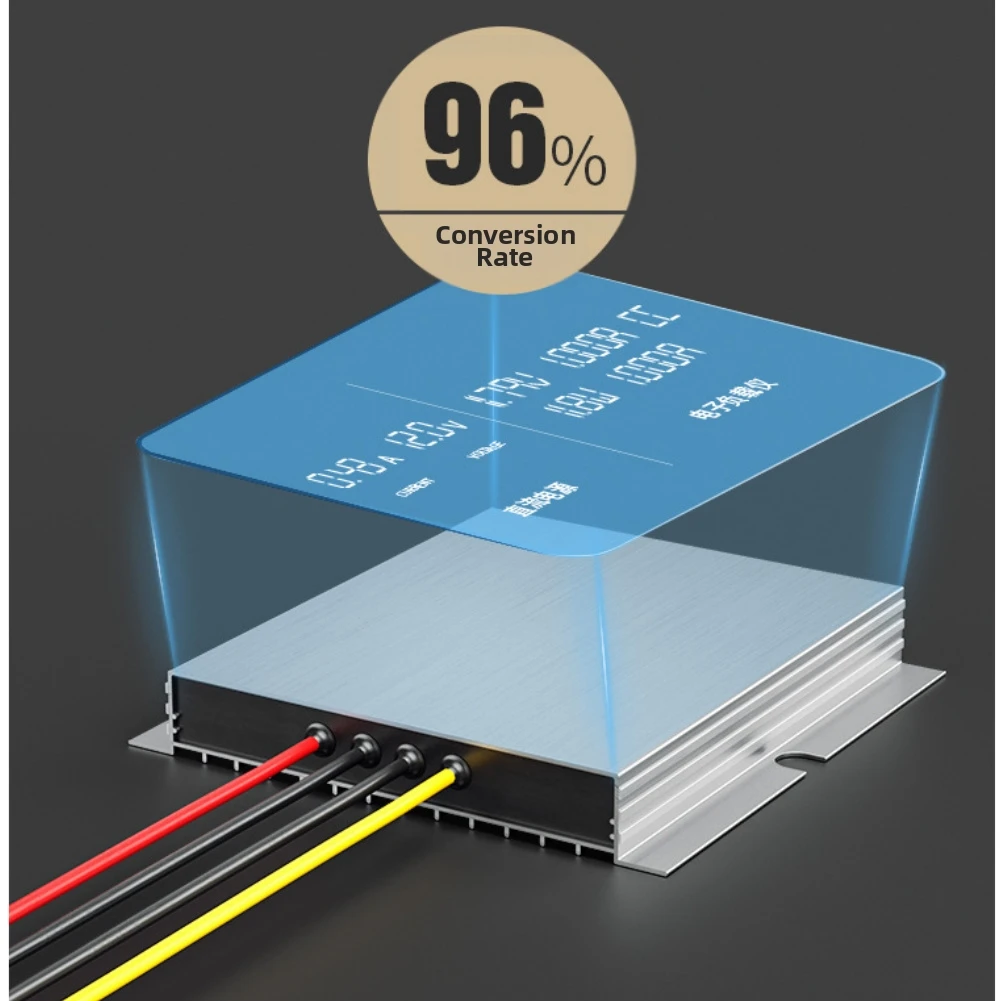 IP67 Waterproof 5V 10A Step Down Converter Input Range 9V 36V for LED Lighting Surveillance Systems and Mobile Devices