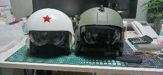 EVI Work Hgu-56/p Aviation Flight Helmet 55P 68P 84P Red helmet black mask  - AliExpress