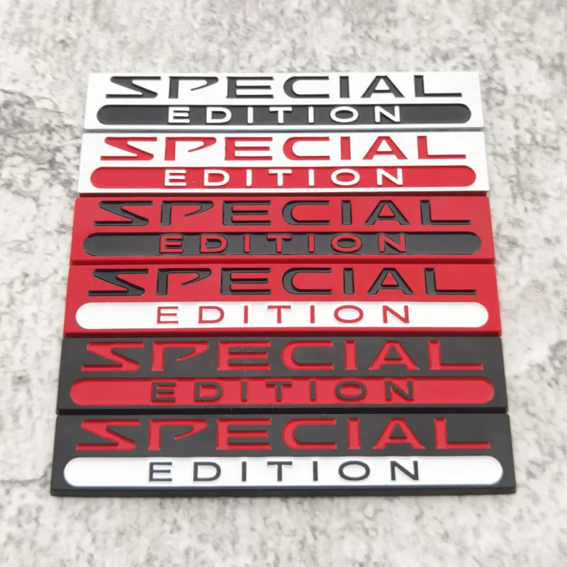 High-quality Alloy Modified Metal Sticker EDITION Letter-SPECIAL Edition Diy Car Personalized Accessories