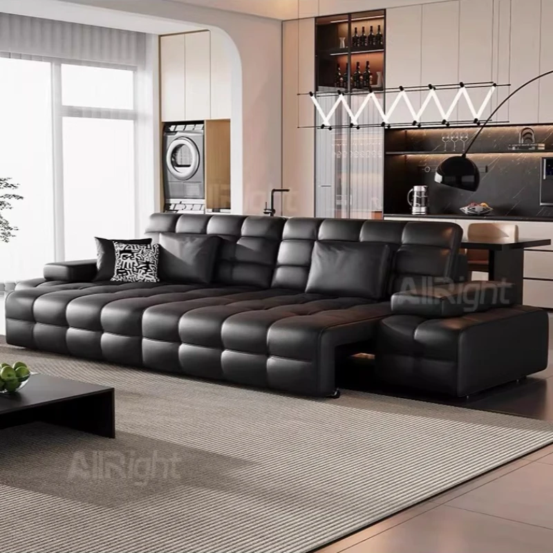 Sofá elétrico italiano moderno loveseat design preto preguiçoso sofá reclinável sala de estar oversized interior divano soggiorno móveis
