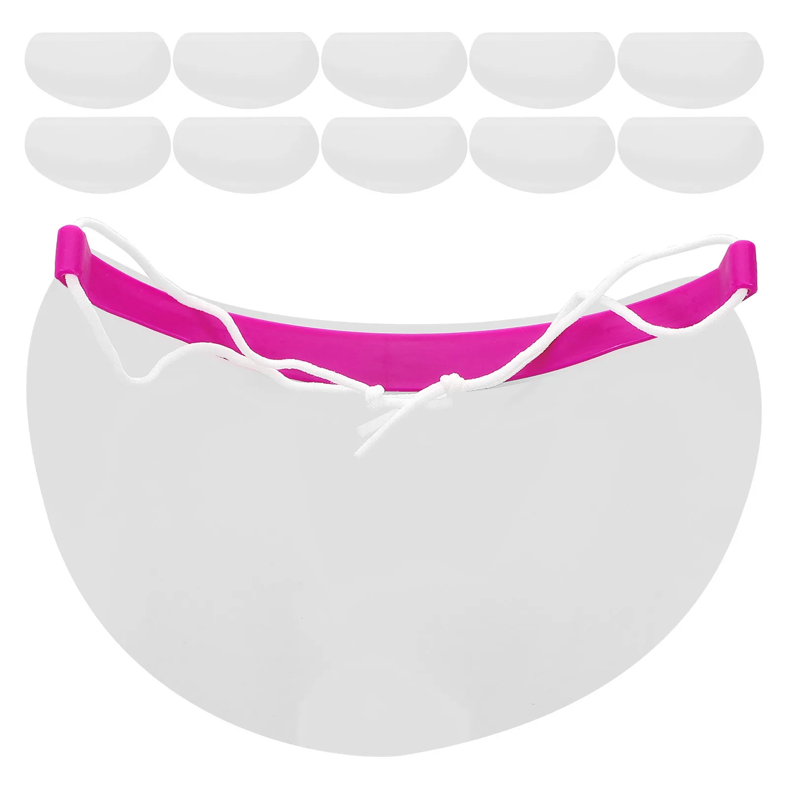 

50Pcs Eye Protector Covers Haircut Visor Protective Shield Shower Mask Salon Stylist Supply Eyelash Hair Extension Makeup