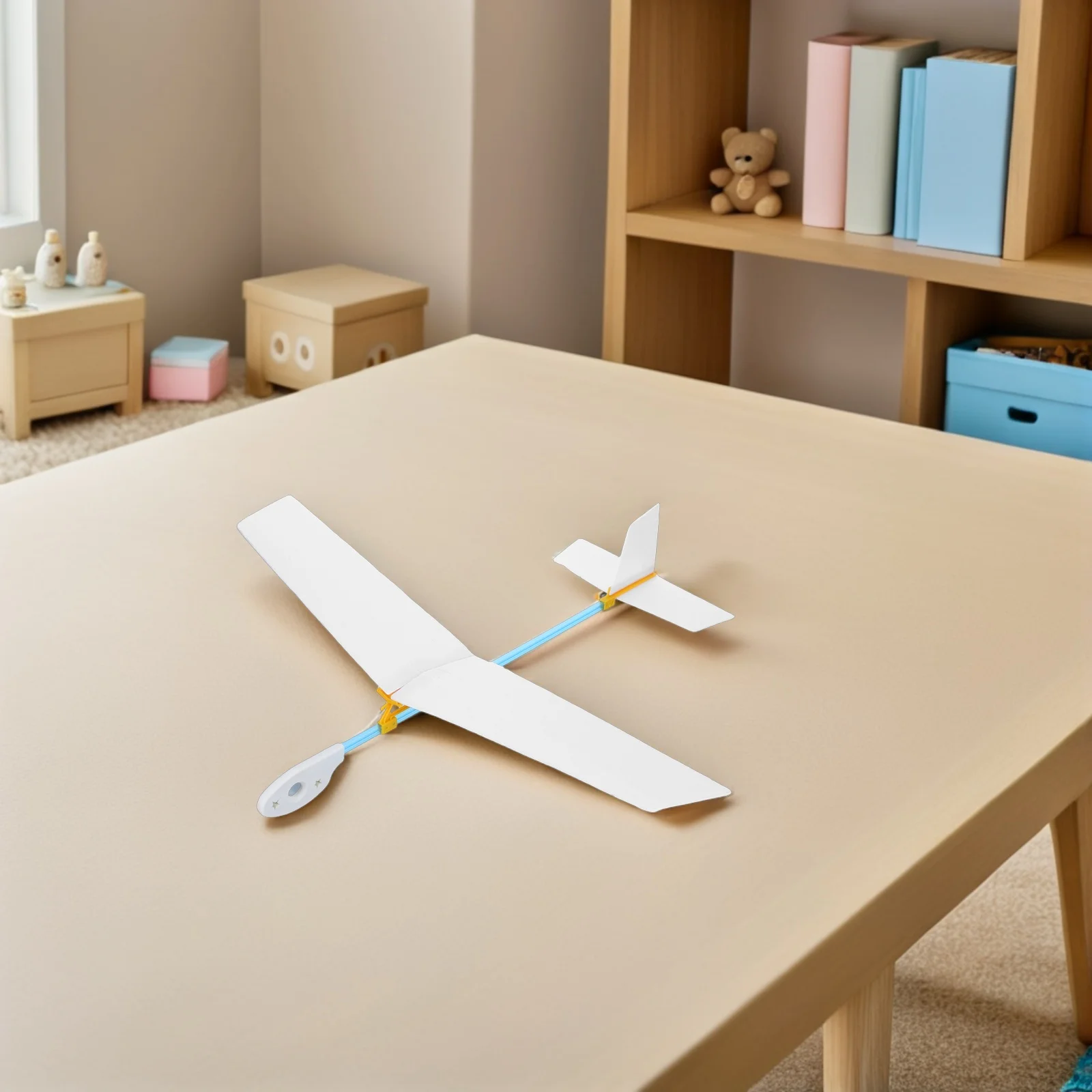 

2pcs Glider Model Airplane Kits for Kids DIY Wooden Plane Hand Launch Throwing Glider Educational Aviation Toy Model Airplanes