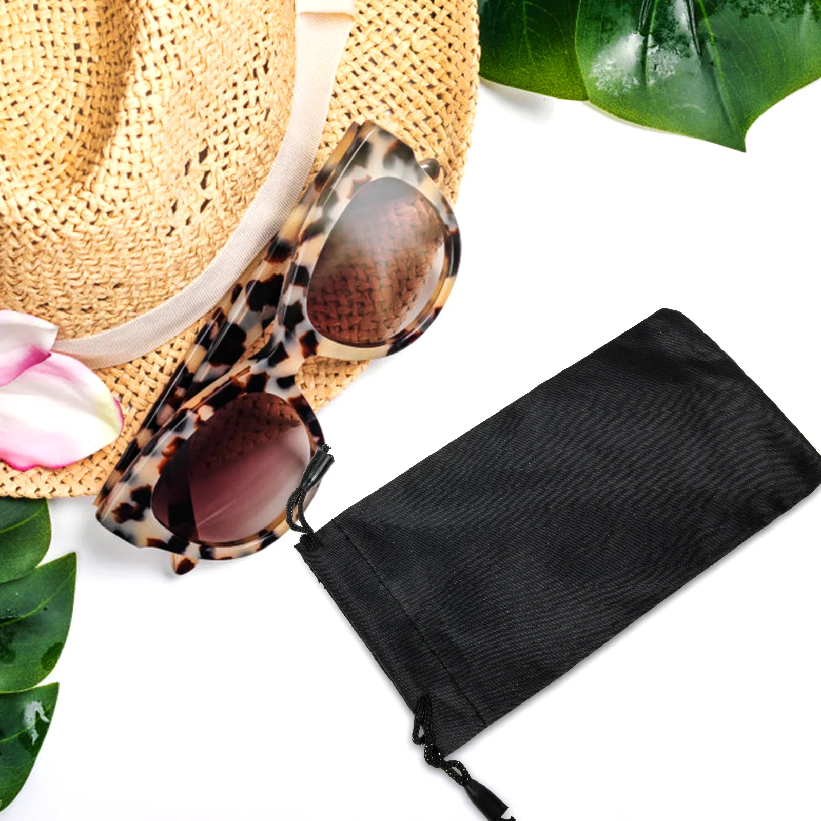 

10pcs Glasses Bag Waterproof Eyeglasses Case Portable Sunglasses Pouch Polyester Travel Storage Protective Dustproof Simple