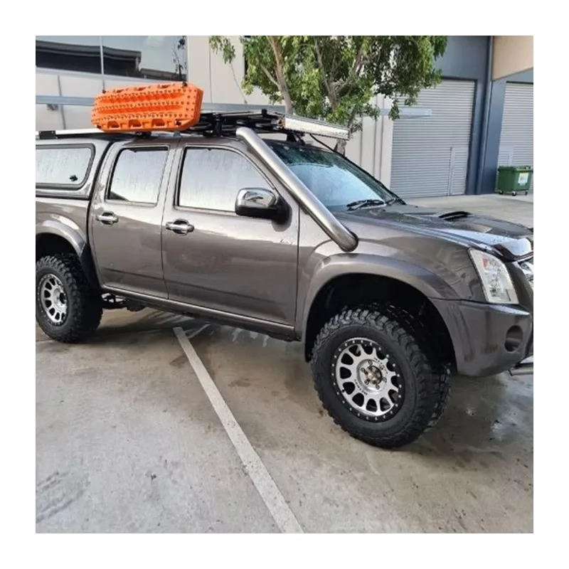 4wd Manufacture Offroad Silver Stainless Car Snorkel for Isuzu D-max Stainless Truck Snorkel 4x4 Customized Different Design