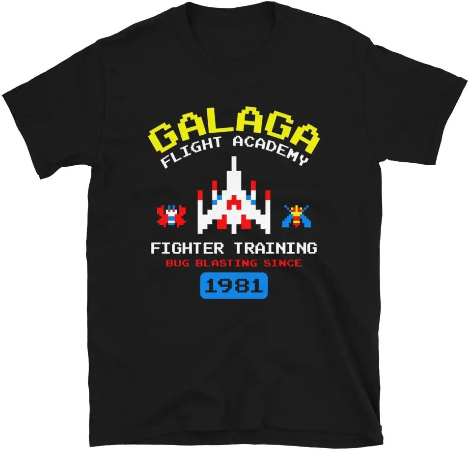 Mod.3 Arcade Galaga 1981 Space Invaders Video Game Juego Retro Vintage 80s Gaming Console Aliens 8-Bits Gamer T-Shirt