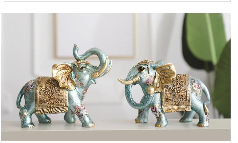 HOT SALE -TOP business office efficacious FENG SHUI Talisman Protection Money Drawing Thailand gods elephant Sculpture statue