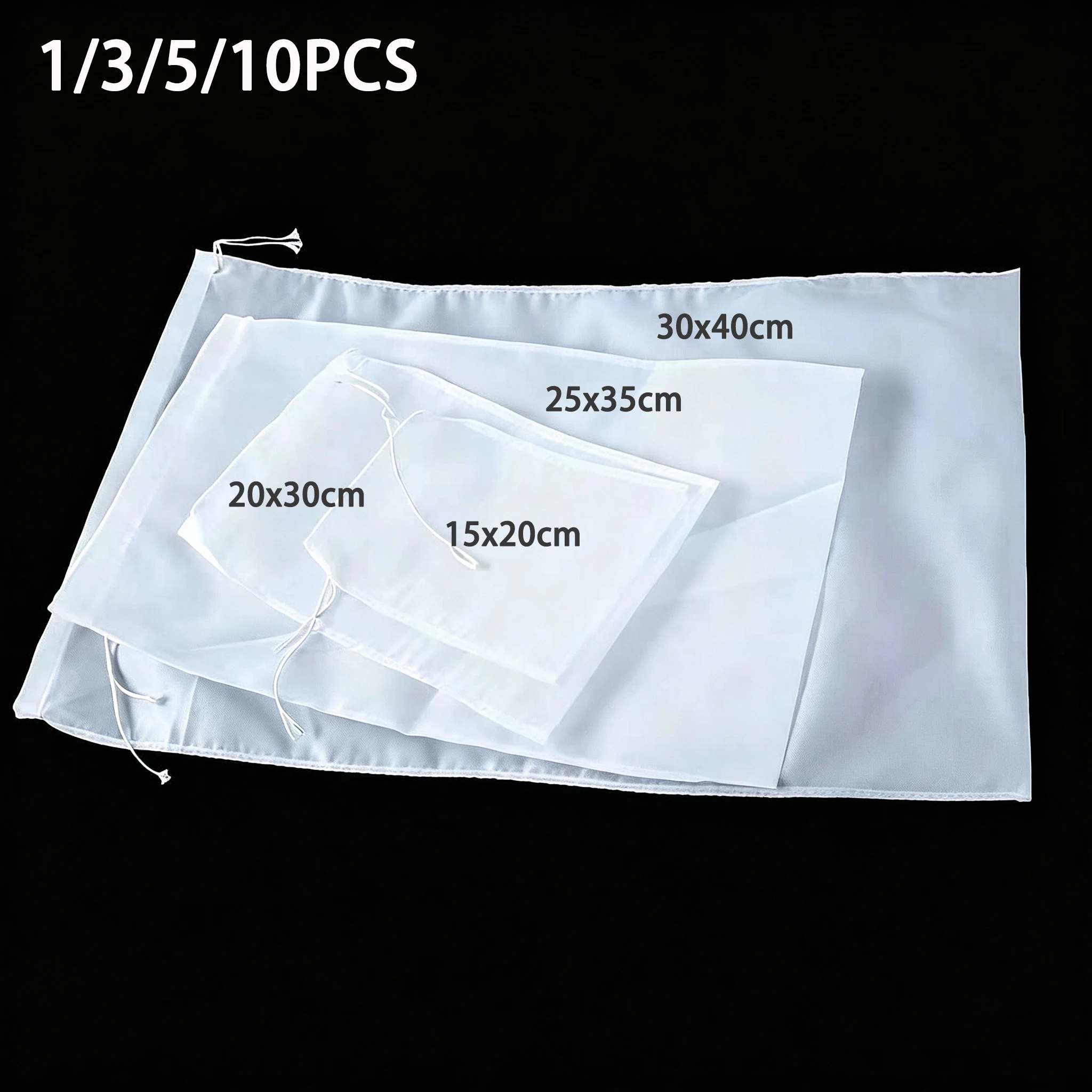 Wholesale 100 Mesh Nylon Net Kitchen Food Filter Strainers for Squeeze Water Bag Nut Milk Yogurt Tea Beer Coffee