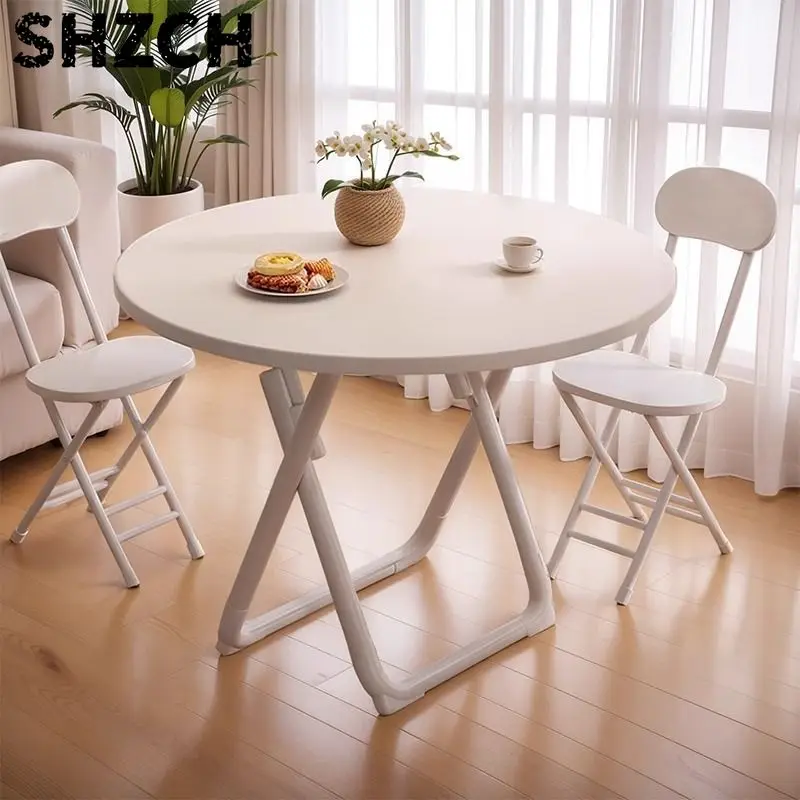 Folding Dining Table Household Small Apartment Eating Square Table Balcony Portable Dining Table Simple