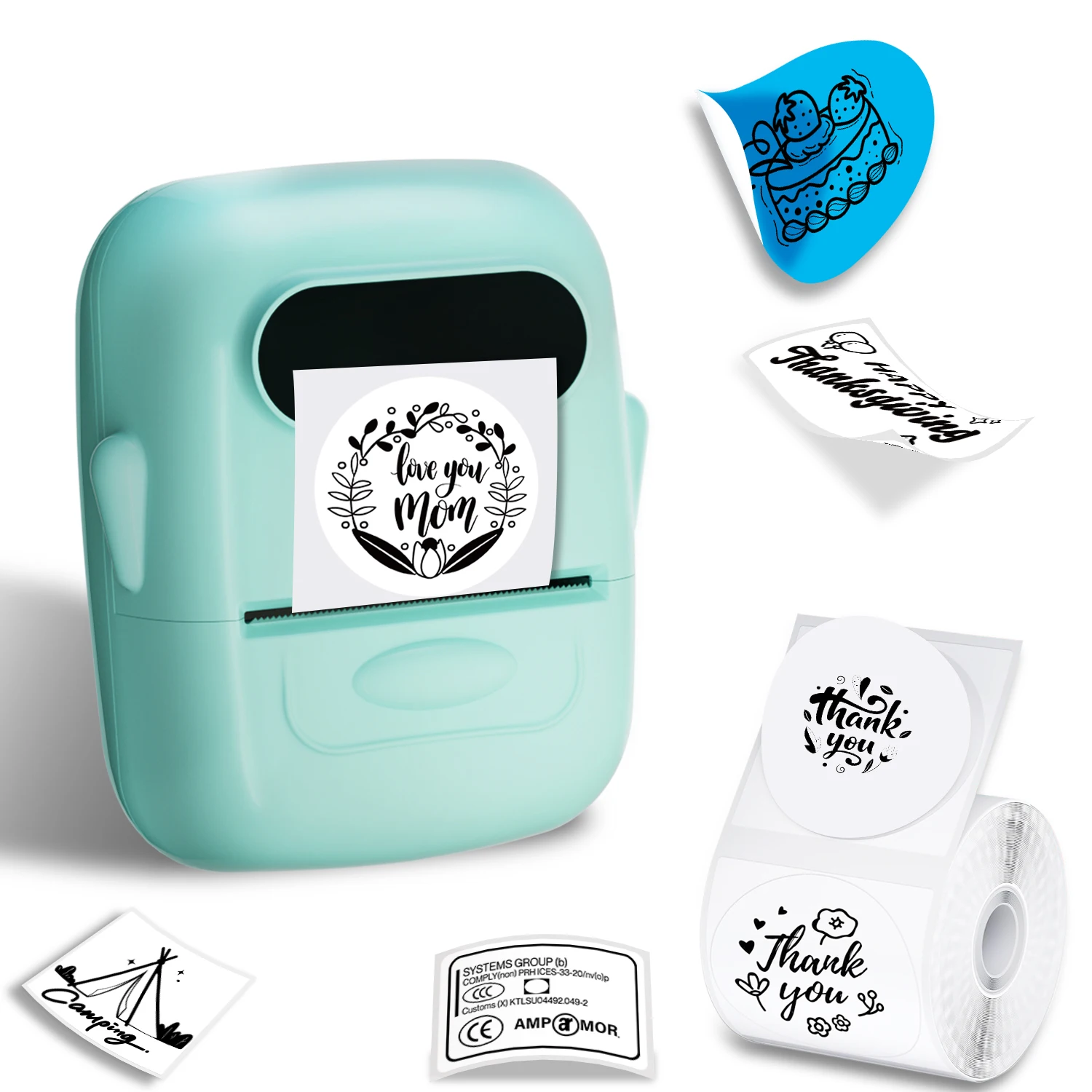 

Portable 57mm Thermal Label Printer Smart 2 Inch Mini Sticker Printer for Dropshipping Shopify in Stock!