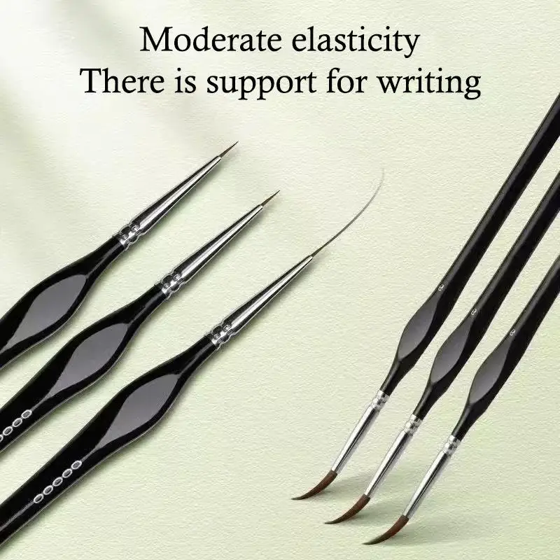 

Набор из 11 миниатюрных кистей для детализированной росписи, маленькие кисти для рисования, нейлоновые кисти-лайнеры, миниатюрные кисти для живописи