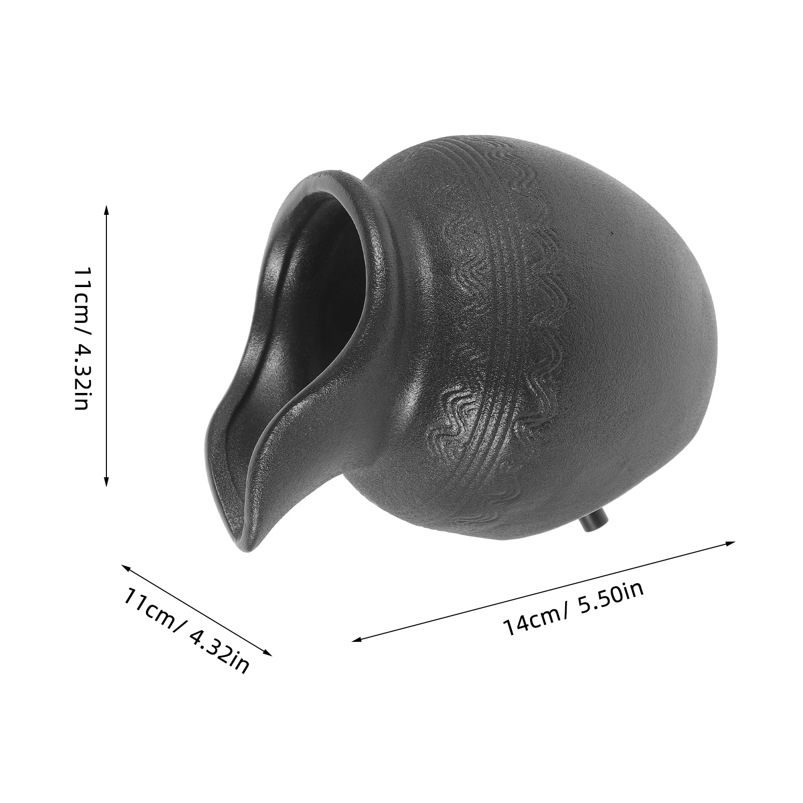 Vaso di flusso d'acqua in ceramica da 8 mm Decorazione Fontana di paesaggio Contenitore Cascata da giardino Vaso decorativo Fontana circolante per esterni